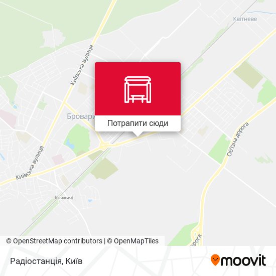 Карта Радіостанція