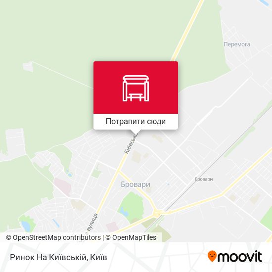 Карта Ринок На Київській