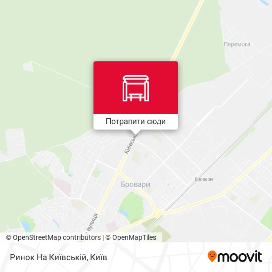Карта Ринок На Київській