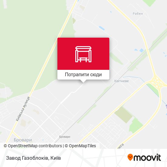 Карта Завод Газоблоків