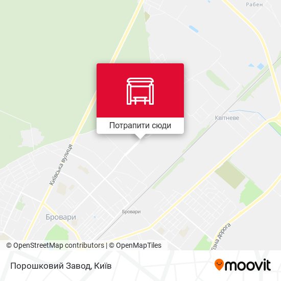 Карта Порошковий Завод