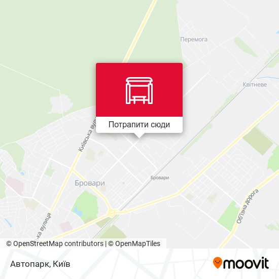 Карта Автопарк