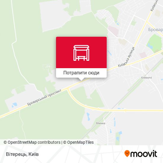 Карта Вітерець