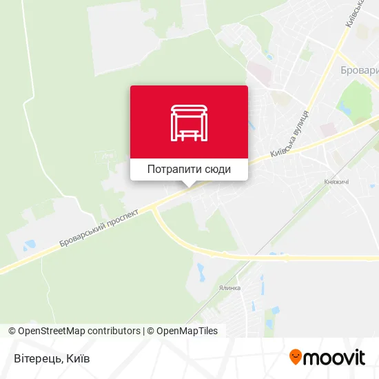 Карта Вітерець