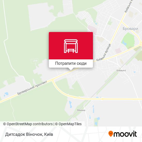 Карта Дитсадок Віночок
