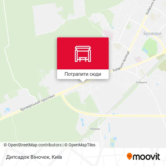 Карта Дитсадок Віночок