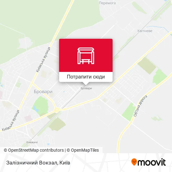 Карта Залізничний Вокзал