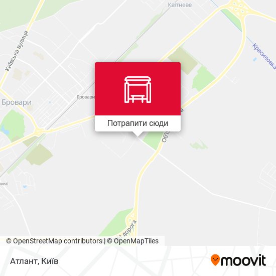 Карта Атлант