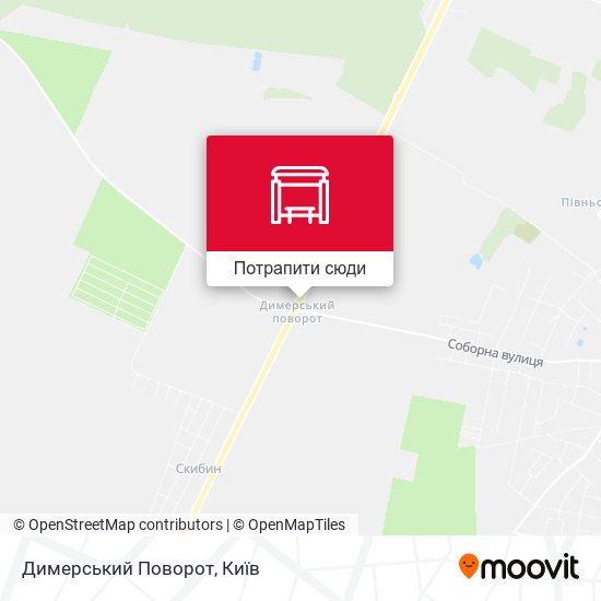Карта Димерський Поворот
