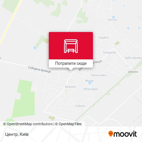Карта Центр