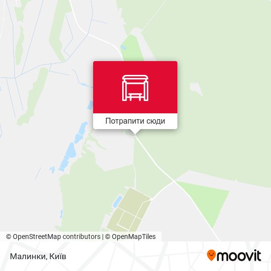 Карта Малинки