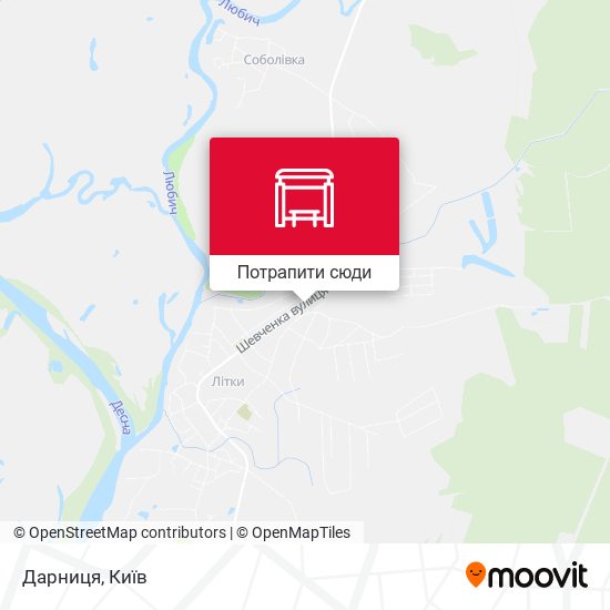 Карта Дарниця