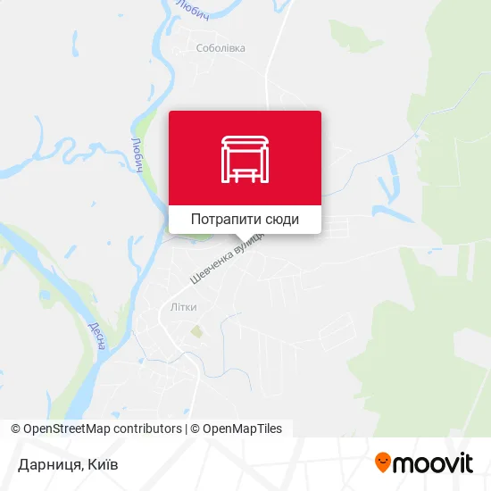 Карта Дарниця