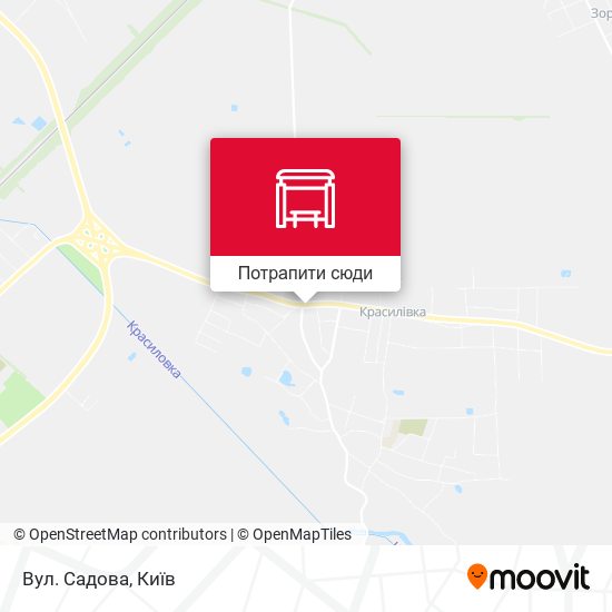 Карта Вул. Садова