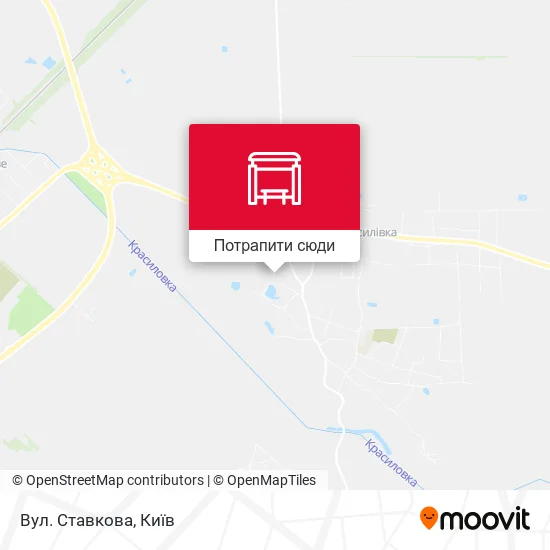 Карта Вул. Ставкова