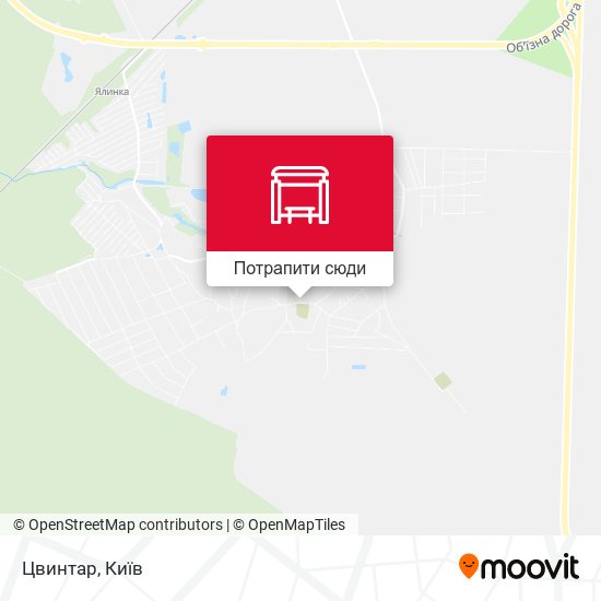 Карта Цвинтар