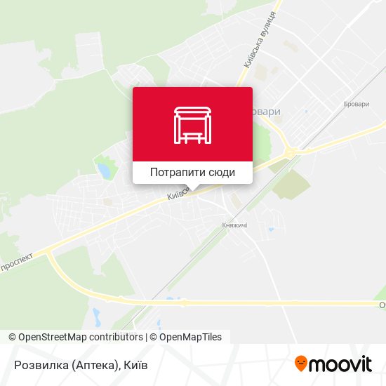 Карта Розвилка (Аптека)