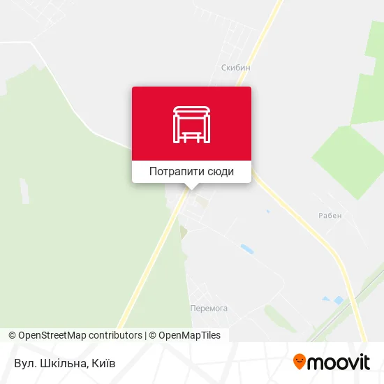Карта Вул. Шкільна