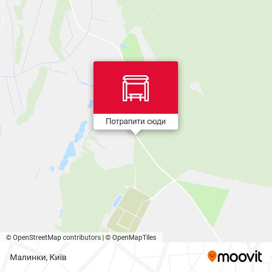 Карта Малинки