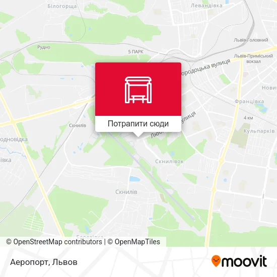Карта Аеропорт