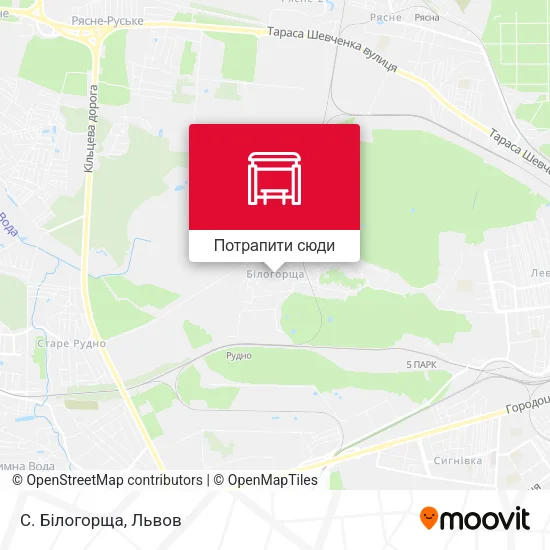 Карта С. Білогорща