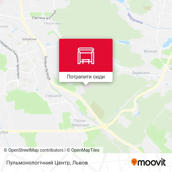 Карта Пульмонологічний Центр
