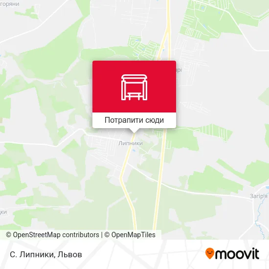 Карта С. Липники