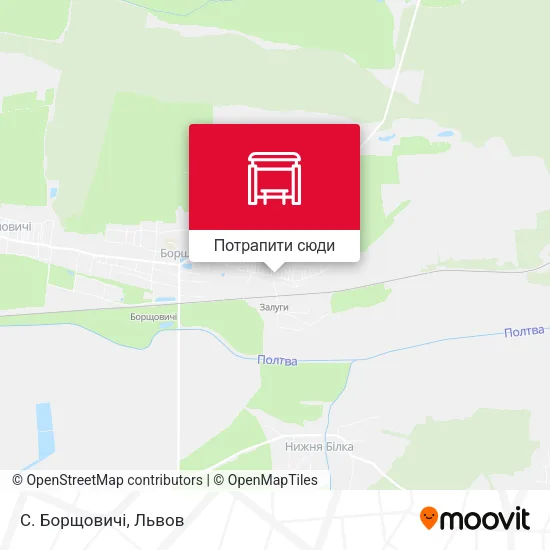 Карта С. Борщовичі