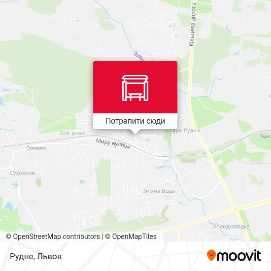 Карта Рудне