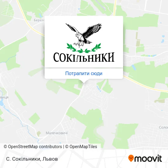 Карта С. Сокільники