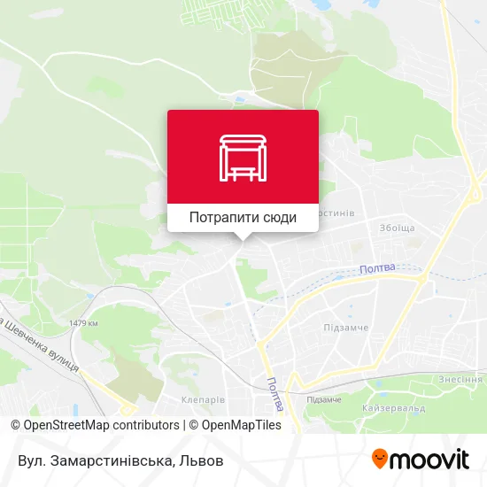 Карта Вул. Замарстинівська