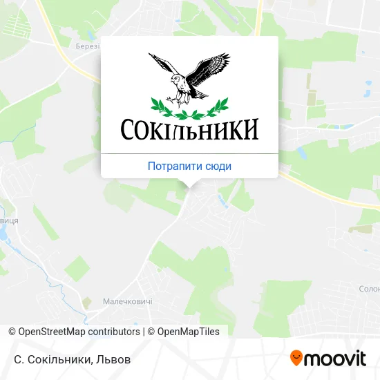 Карта С. Сокільники