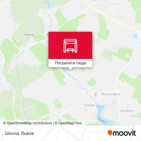 Карта Школа