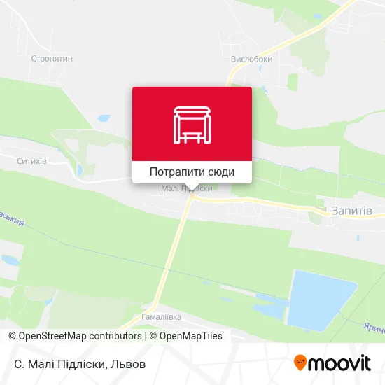 Карта С. Малі Підліски
