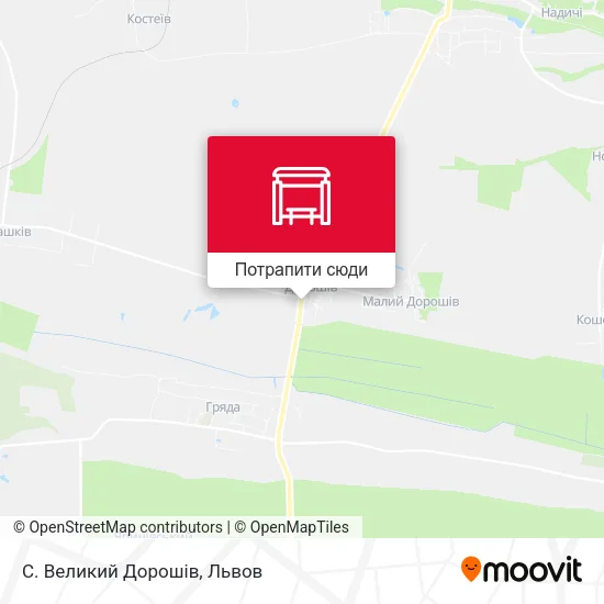 Карта С. Великий Дорошів