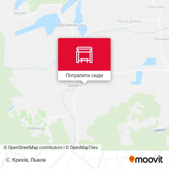 Карта С. Крехів