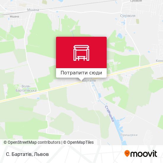 Карта С. Бартатів