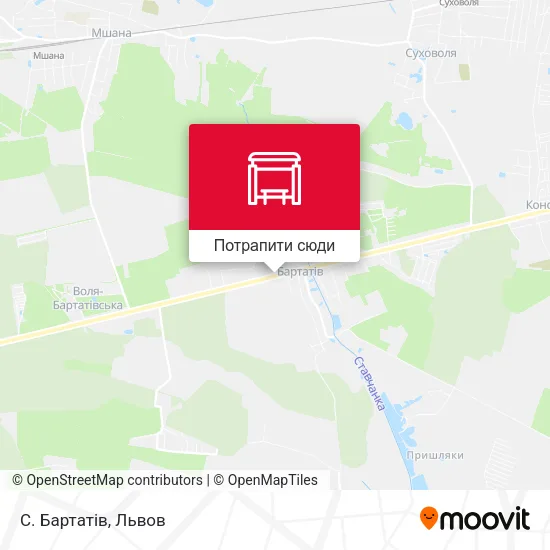 Карта С. Бартатів