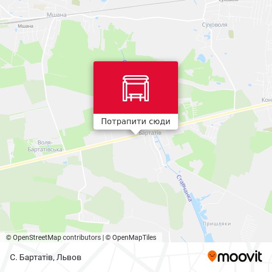 Карта С. Бартатів