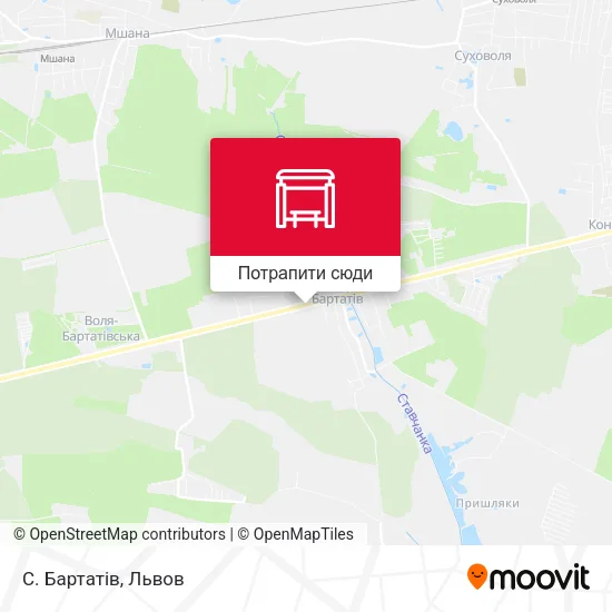 Карта С. Бартатів