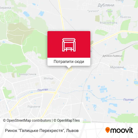 Карта Ринок "Галицьке Перехрестя"