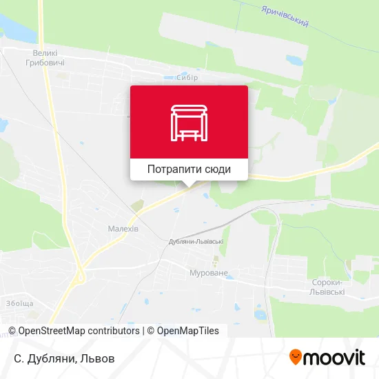 Карта С. Дубляни