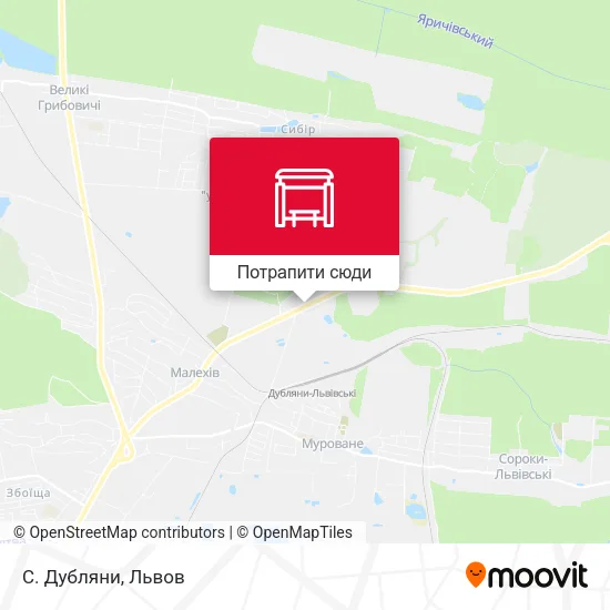 Карта С. Дубляни