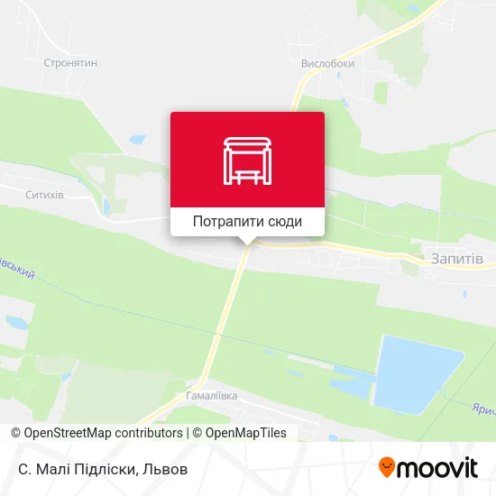Карта С. Малі Підліски