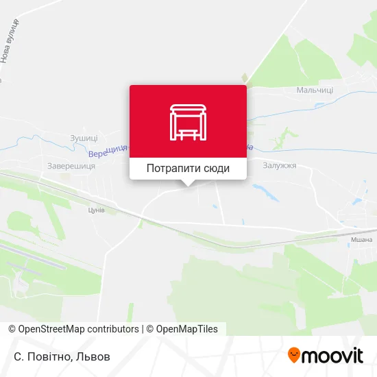 Карта С. Повітно