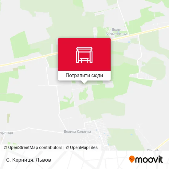 Карта С. Керниця