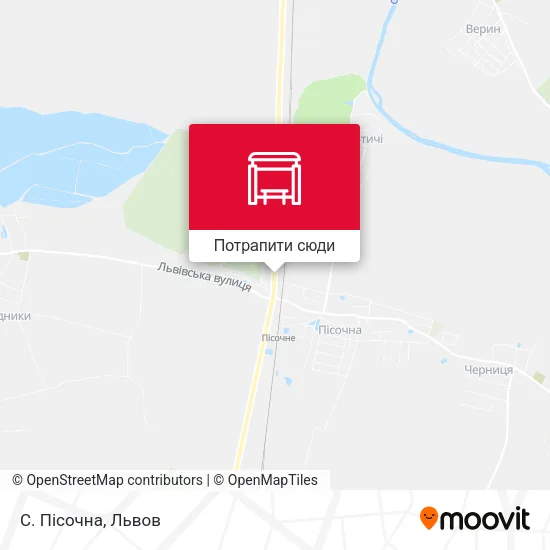 Карта С. Пісочна