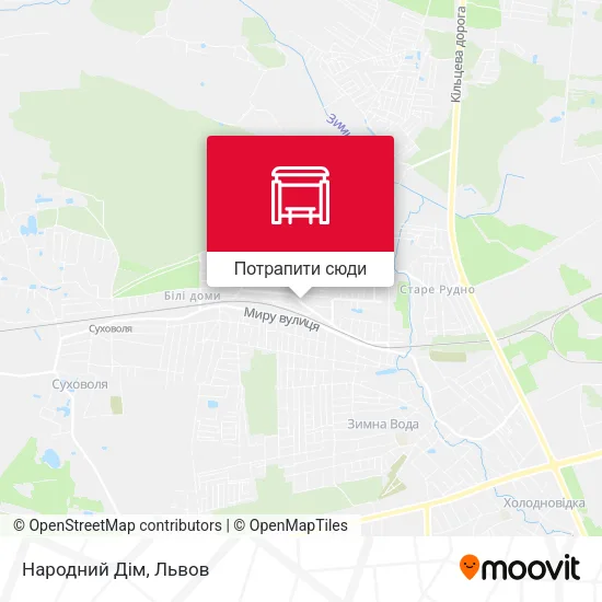 Карта Народний Дім