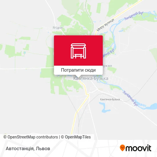 Карта Автостанція