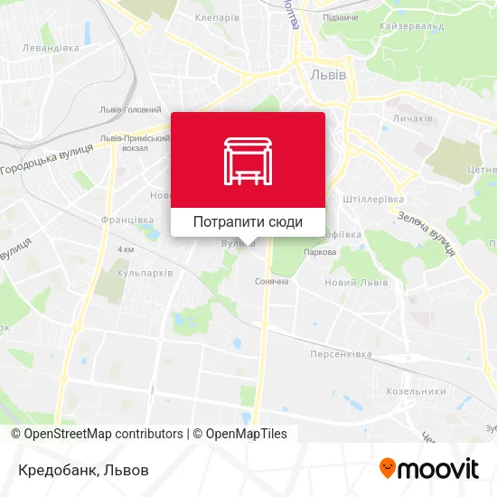 Карта Кредобанк